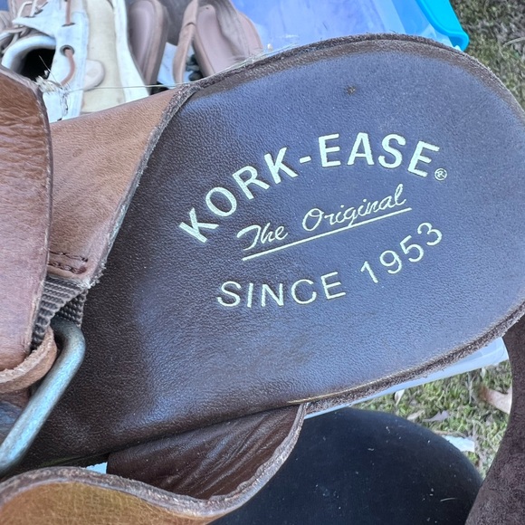 Kork-Ease Women's Size 10 Brown Leather Shoes Mule Style Soft REAL Leather GUC - Picture 2 of 3